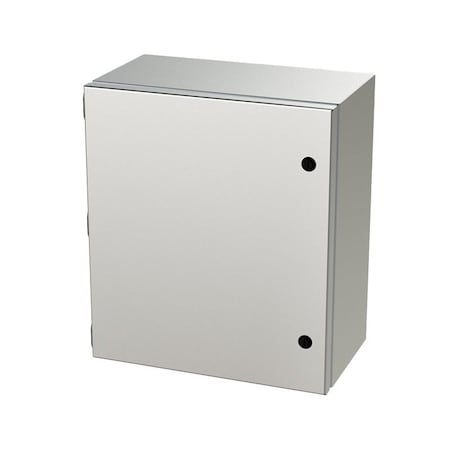 Saginaw Control & Engineering 1/4 Turn Latch Electrical Enclosures, 16 in H, 8 in D, 14 in W, NEMA 3R, 4, 4X, 12, 13 SCE-16148ELJSS6